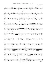télécharger la partition d'accordéon COUNTRY  MEDLEY IN  F au format PDF