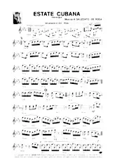 download the accordion score Estate cubana in PDF format