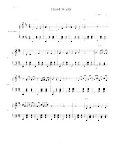 descargar la partitura para acordeón Third waltz en formato PDF