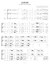 scarica la spartito per fisarmonica Aurore in formato PDF
