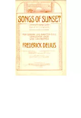 télécharger la partition d'accordéon Songs of Sunset (Sonnenuntergangs-lieder) au format PDF