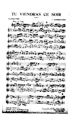 download the accordion score TU VIENDRAS CE SOIR in PDF format