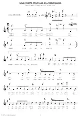 descargar la partitura para acordeón SALE TEMPS POUR LES SALTINBANQUES en formato PDF