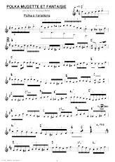 télécharger la partition d'accordéon POLKA MUSETTE ET FANTAISIE (polka à variations) au format PDF