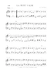 download the accordion score LA PETITE VALSE PIANO in PDF format