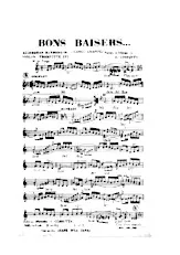 télécharger la partition d'accordéon BONS BAISERS au format PDF