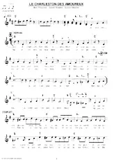 download the accordion score LE CHARLESTON DES AMOUREUX in PDF format