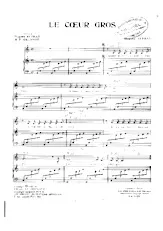 download the accordion score Le coeur gros in PDF format