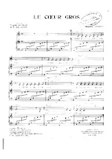 descargar la partitura para acordeón Le coeur gros en formato PDF