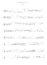 descargar la partitura para acordeón Nostalgie en formato PDF