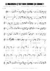 download the accordion score Le Madison c'est bon comm' ça sonne in PDF format