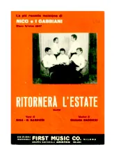 descargar la partitura para acordeón Ritornerà l'estate en formato PDF