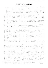 descargar la partitura para acordeón Chica mambo en formato PDF