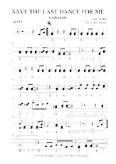 télécharger la partition d'accordéon SAVE THE LAST DANCE FOR ME Griffschrift au format PDF