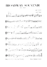 télécharger la partition d'accordéon Broadway souvenirs au format PDF