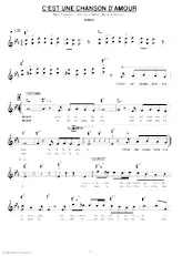 download the accordion score C'EST UNE CHANSON D'AMOUR in PDF format