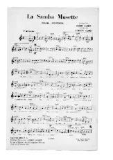 télécharger la partition d'accordéon LA SAMBA MUSETTE au format PDF
