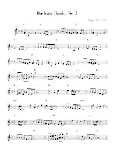 descargar la partitura para acordeón Bachata à Daniel No2 en formato PDF