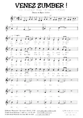descargar la partitura para acordeón VENEZ ZUMBER en formato PDF