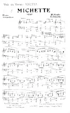 download the accordion score MICHETTE in PDF format