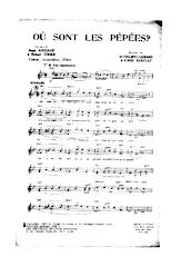download the accordion score OU SONT LES PEPEES in PDF format
