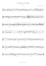 download the accordion score Comme à 20 ans in PDF format