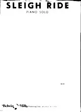 scarica la spartito per fisarmonica Sleigh Ride Piano Solo  in formato PDF