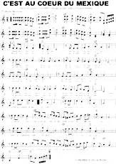 download the accordion score C'EST AU COEUR DU MEXIQUE in PDF format