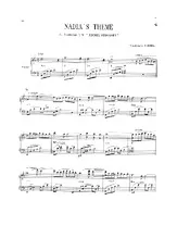 télécharger la partition d'accordéon Nadia's theme ( Michel Strogoff ) au format PDF