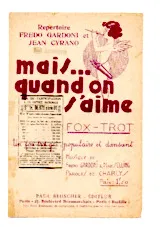 télécharger la partition d'accordéon MAIS...QUAND ON S'AIME au format PDF