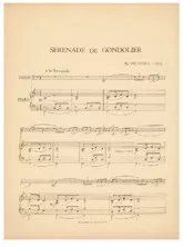 télécharger la partition d'accordéon Sérénade de Gondolier au format PDF