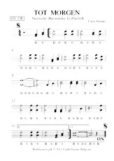télécharger la partition d'accordéon TOT MORGEN Griffschrift au format PDF
