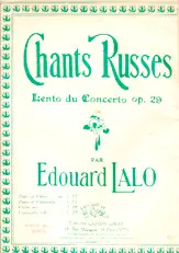 scarica la spartito per fisarmonica CHANTS RUSSES (Lento du Concerto OP.29) in formato PDF