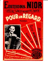 download the accordion score Pour un regard in PDF format