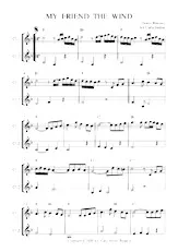 download the accordion score MY FRIEND THE WIND kLARINET DUO in PDF format