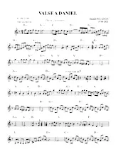 scarica la spartito per fisarmonica Valse à Daniel in formato PDF