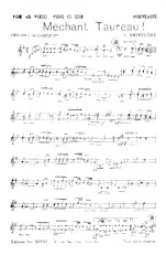 descargar la partitura para acordeón Méchant Taureau en formato PDF