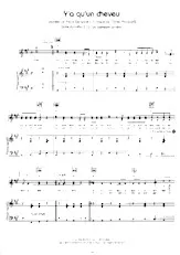 download the accordion score Y'a qu'un ch'veu in PDF format