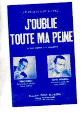 download the accordion score J'oublie toute ma peine (deux versions) in PDF format