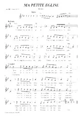 descargar la partitura para acordeón MA PETITE ÉGLISE en formato PDF