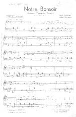 download the accordion score Notre Bonsoir in PDF format