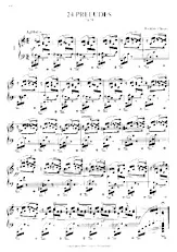 scarica la spartito per fisarmonica 24 Preludes Op28 Complete in formato PDF