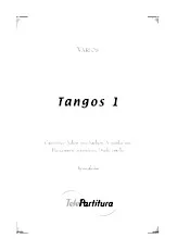 télécharger la partition d'accordéon Tangos Partitura accordeon au format PDF