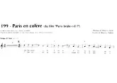 descargar la partitura para acordeón Paris en colère en formato PDF