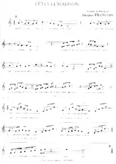 descargar la partitura para acordeón Cui cui l'madison  (avec paroles) en formato PDF