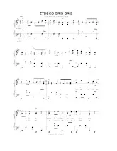 download the accordion score ZYDECO GRIS GRIS  in PDF format
