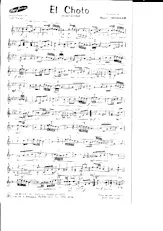 download the accordion score El choto in PDF format