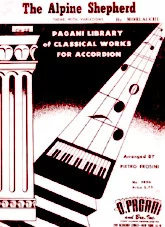 télécharger la partition d'accordéon Alpine shepherd  / Theme with variations au format PDF