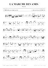 download the accordion score La marche des amis in PDF format