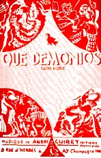 download the accordion score Qué démonios (Orchestration) in PDF format